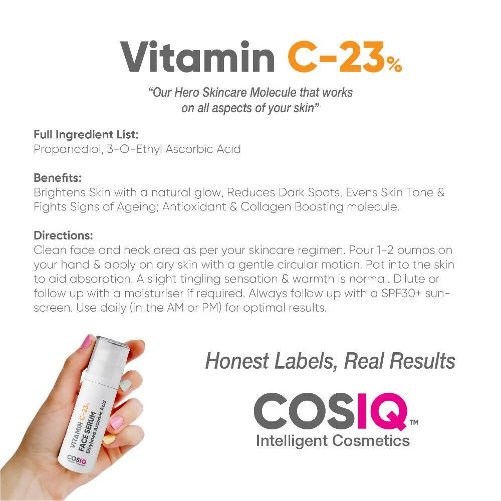 Cos-IQ Vitamin C-23% Face Serum - Distacart