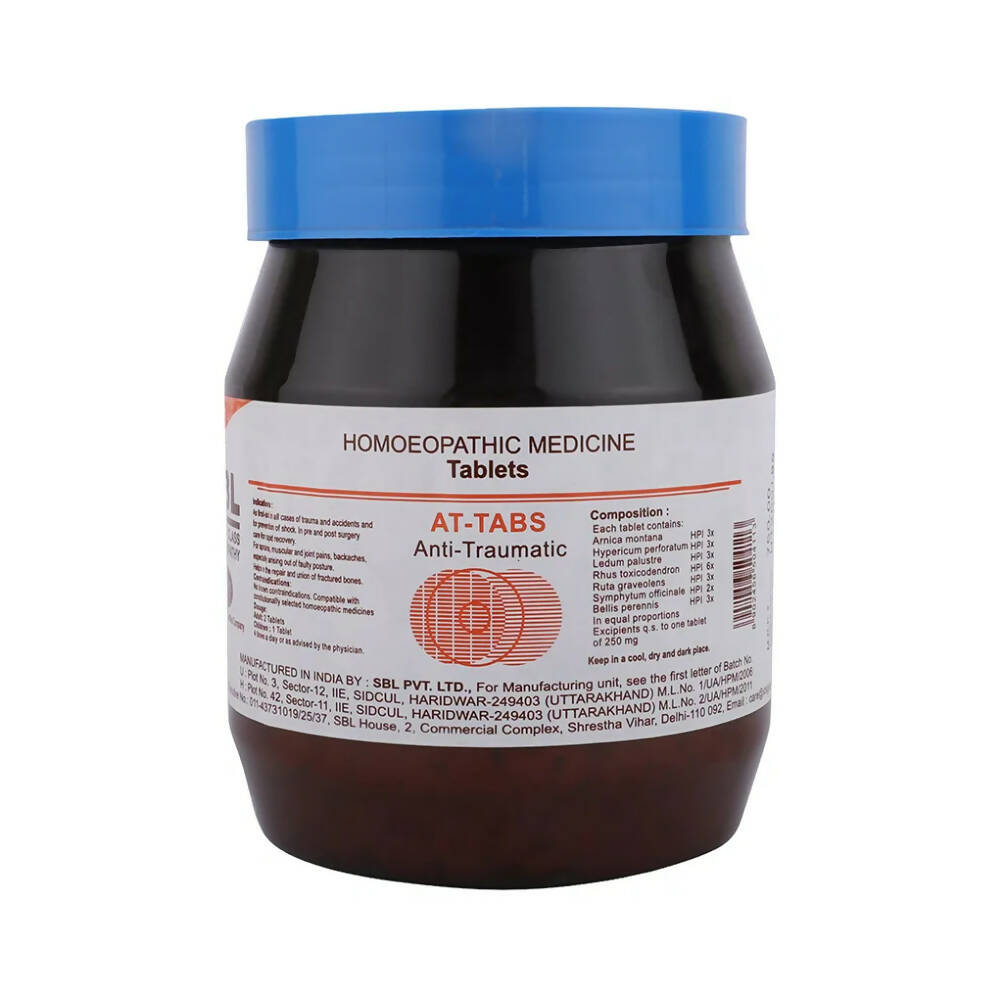 SBL Homeopathy AT-Tabs Ant - Traumatic Tablets - Distacart
