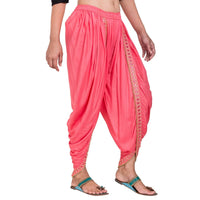 Thumbnail for Asmaani Peach color Dhoti Patiala with Embellished Border