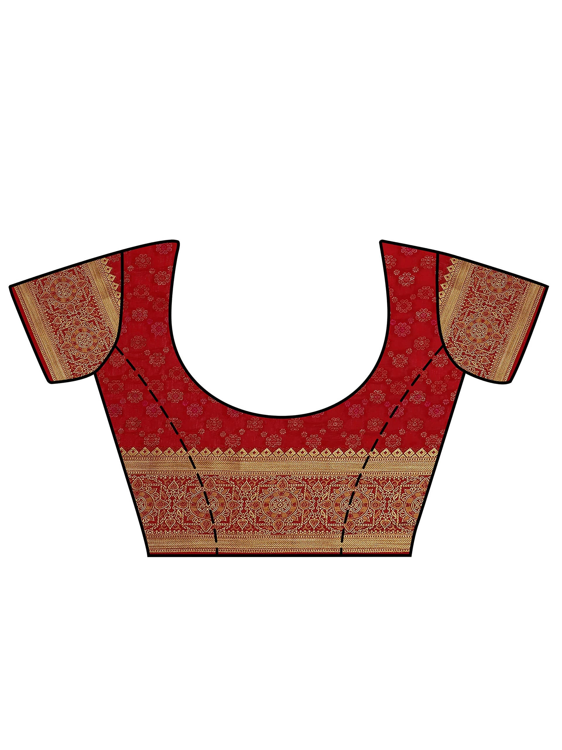 Mimosa Women's Kanjivaram Art Silk Black Saree - Distacart