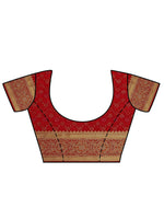 Thumbnail for Mimosa Women's Kanjivaram Art Silk Black Saree - Distacart