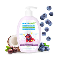 Thumbnail for Mamaearth Brave Blueberry Body Lotion For Kids with Blueberry & Kokum Butter