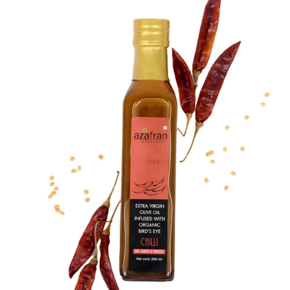 Azafran Infusions Bird’s Eye Chilli Infused Extra Virgin Olive Oil - Distacart