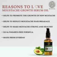 Thumbnail for Buddha Natural Moustache Growth Serum - Distacart