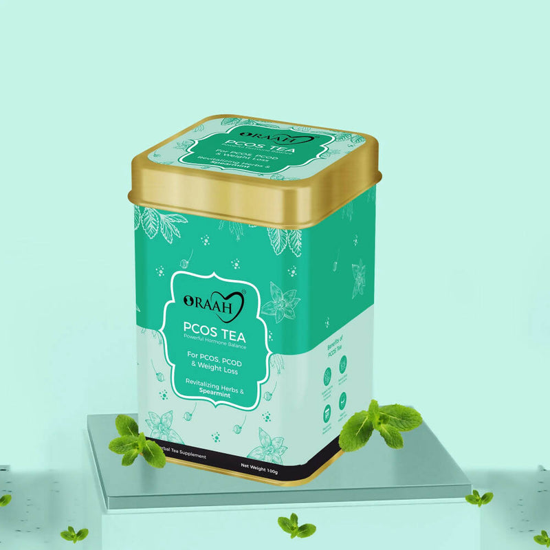 Oraah PCOS, PCOD Spearmint Green Tea - Distacart