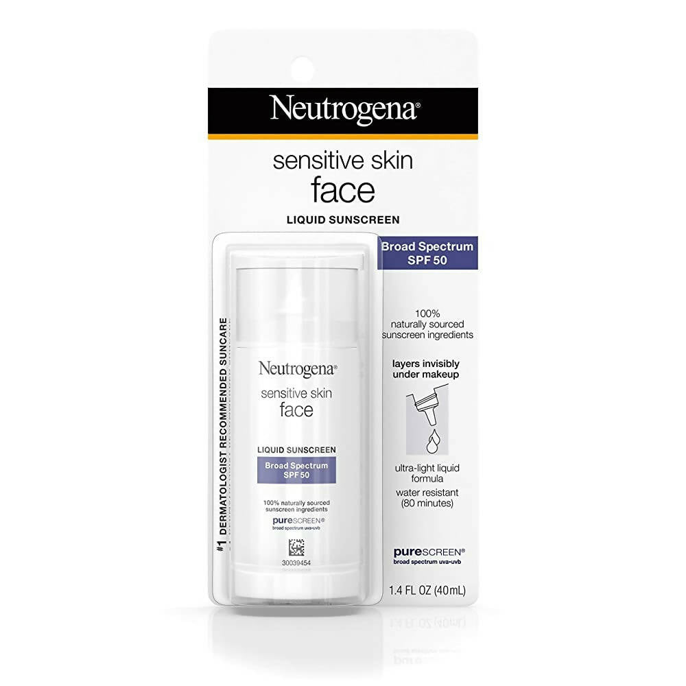 Neutrogena Pure & Free Liquid SPF 50 Sensitive Skin - Distacart