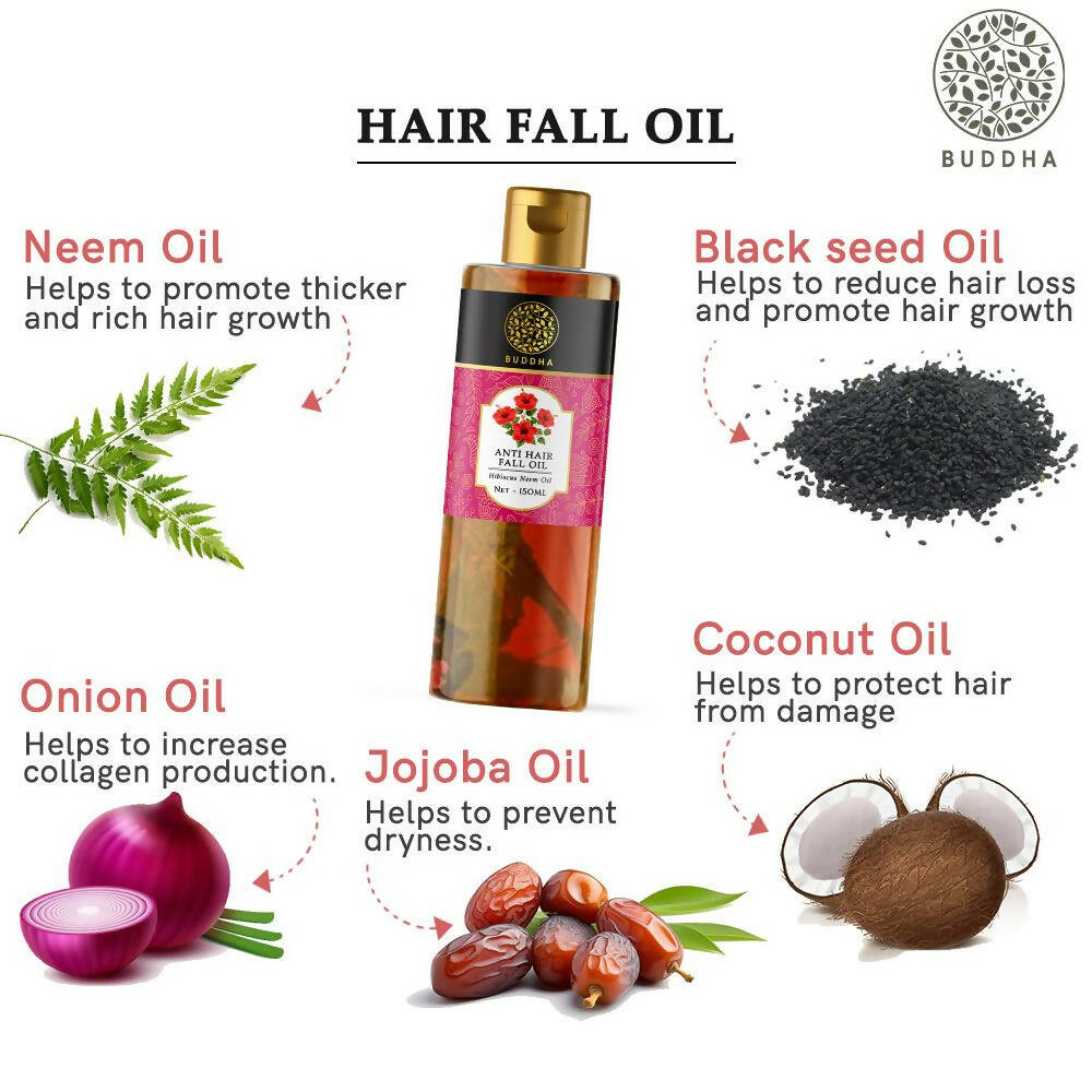 Buddha Natural Hair Oil For Men & Women - Distacart