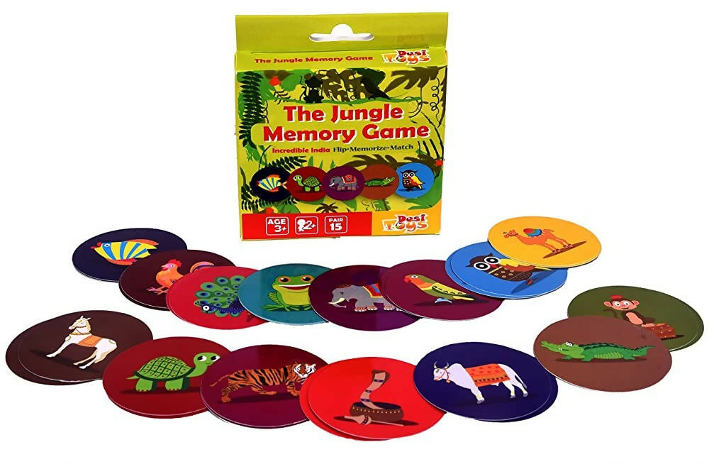 Desi Toys Jungle Memory Card Game - Distacart