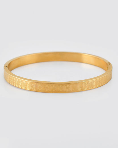 VOJ Stainless Steel Gold-plated Bracelet - Distacart