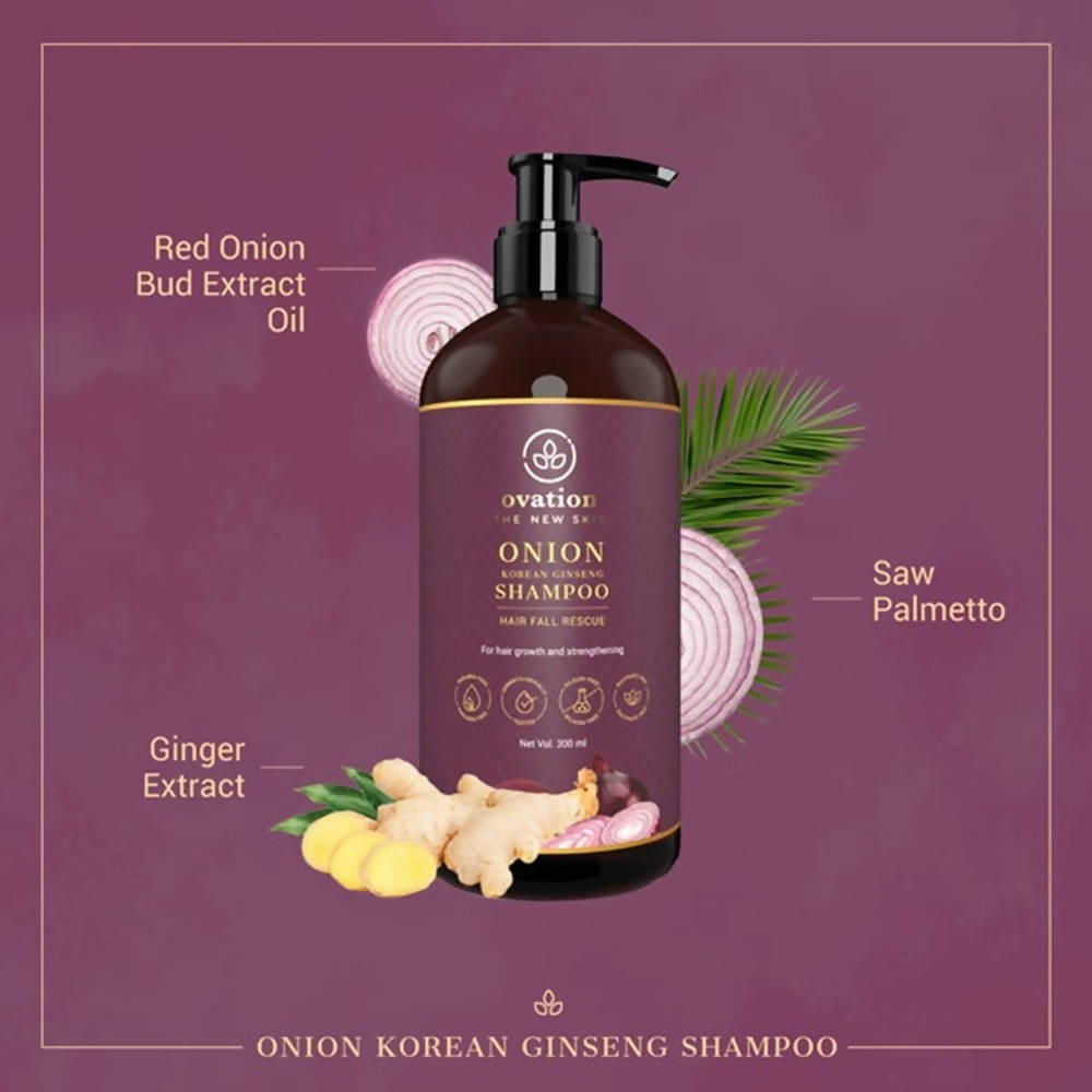 Ovation Onion Korean Ginseng Shampoo