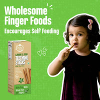 Thumbnail for Early Foods Whole Wheat Ajwain Jaggery Teething Sticks - Distacart
