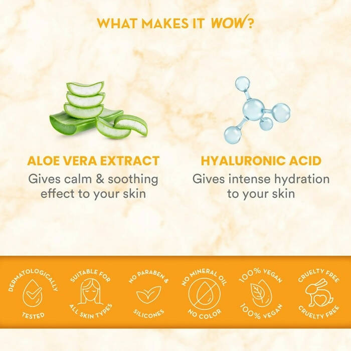 Wow Skin Science Hydrating Sunscreen Spf 50 Pa +++ - Distacart
