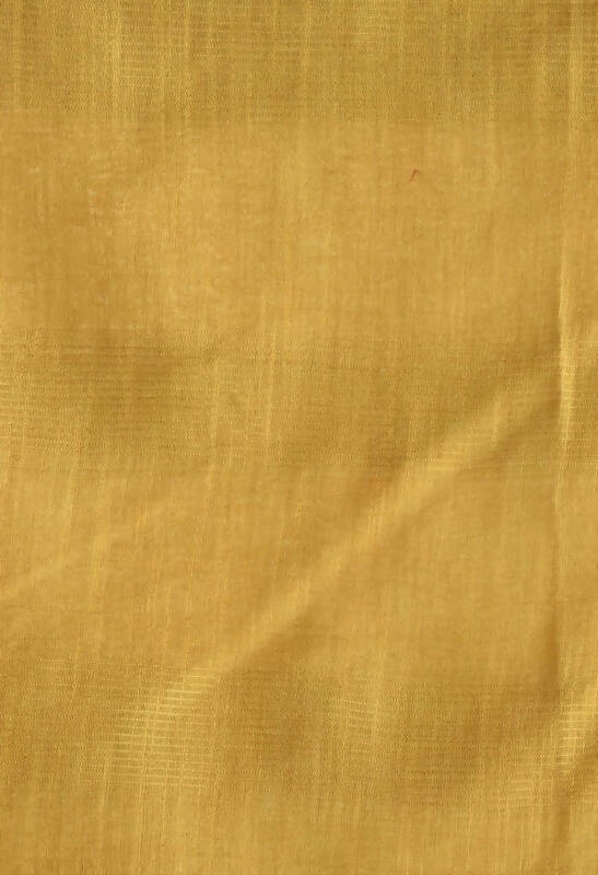 Mominos Fashion Moeza Golden Bhagalpuri Handloom 8 Line Ghichha Silk Saree with unstitched Blouse piece - Distacart