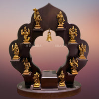 Thumbnail for Brass Dashavatara Idol Set - Distacart