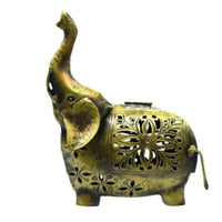Thumbnail for Puja N Pujari Elephant Design Metal Tealight Candle Holder