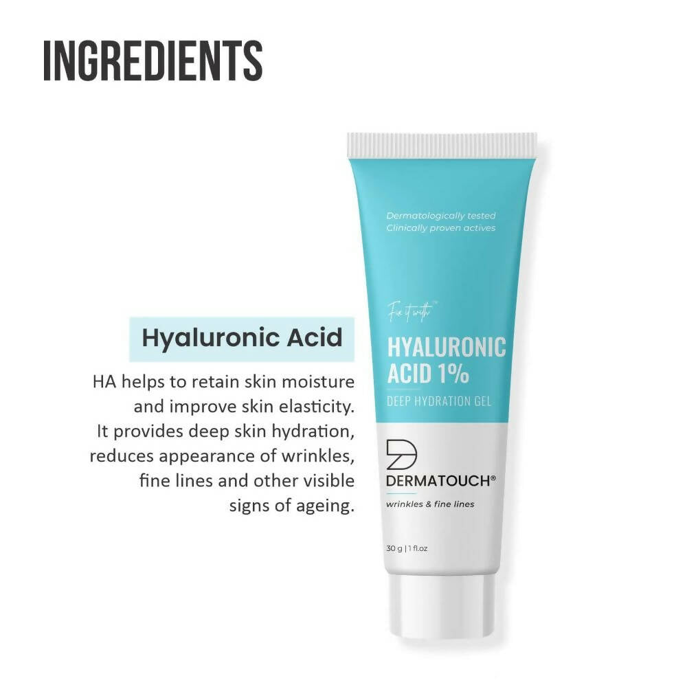 Dermatouch Hyaluronic-Acid 1% Deep Hydration Gel - Distacart