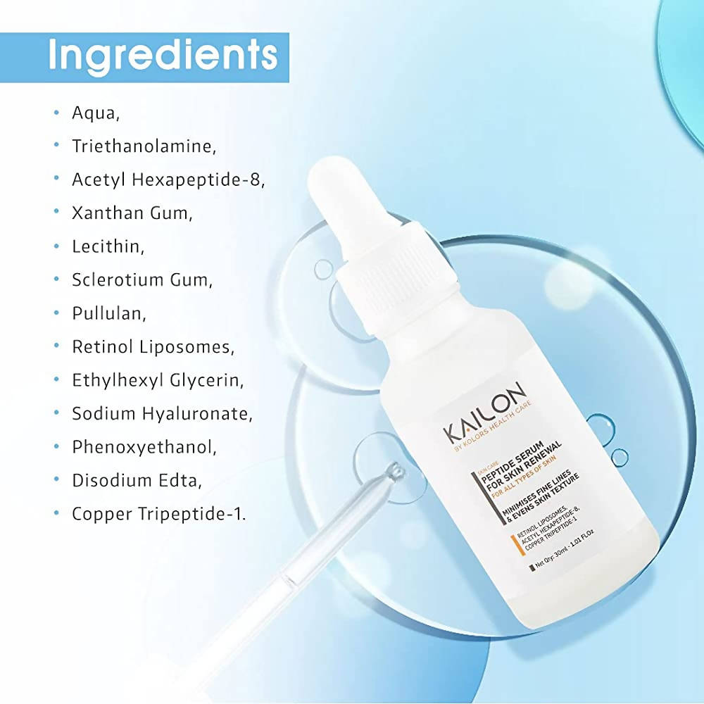 Kailon Peptide Serum For Skin Renewal Ingredients