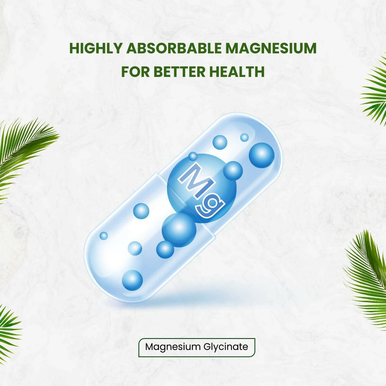 Himalayan Organics Highly Absorable Magnesium Glycinate Capsules - Distacart
