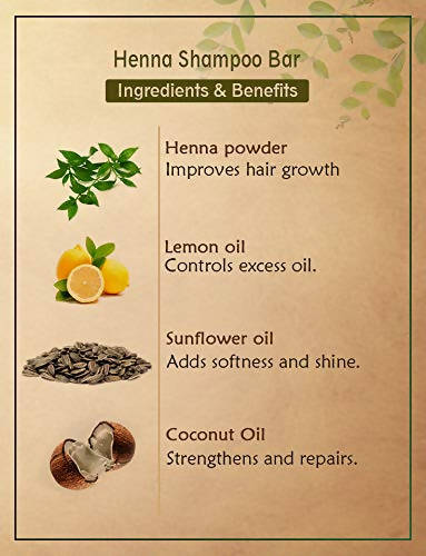 Ancient Living Henna Shampoo Bar ingredients