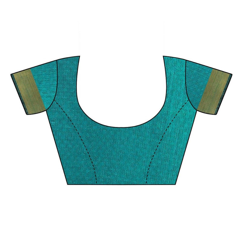 Vamika Orange Linen Jari Border Saree