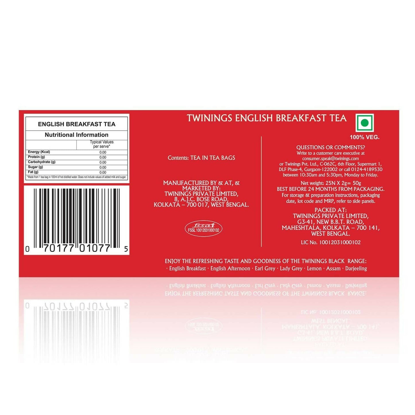 Twinings English Breakfast Tea Tea Bags - Distacart