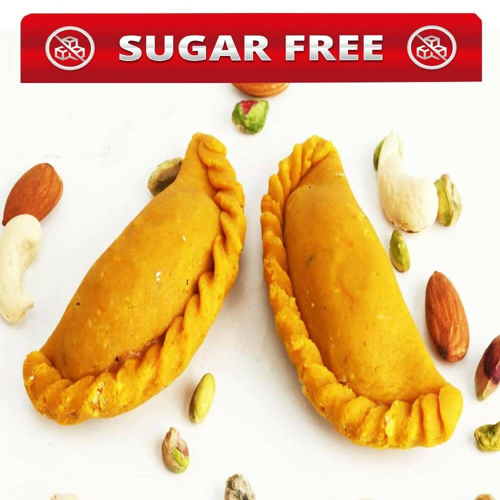 Ghasitaram Sugarfree Kaju Kesar Gujiya - Distacart