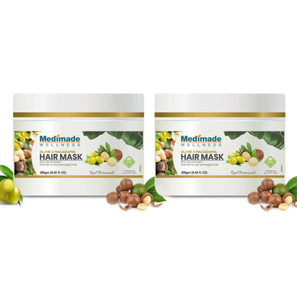 Medimade Wellness Olive & Macadamia Hair Mask - Distacart
