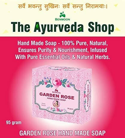Benmoon Ayurveda Garden Rose Hand Made Soap - Distacart