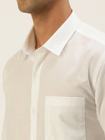Thumbnail for Ramraj Cotton Mens Full Sleeve White Shirt Plus Size - Minister Cotton - Distacart