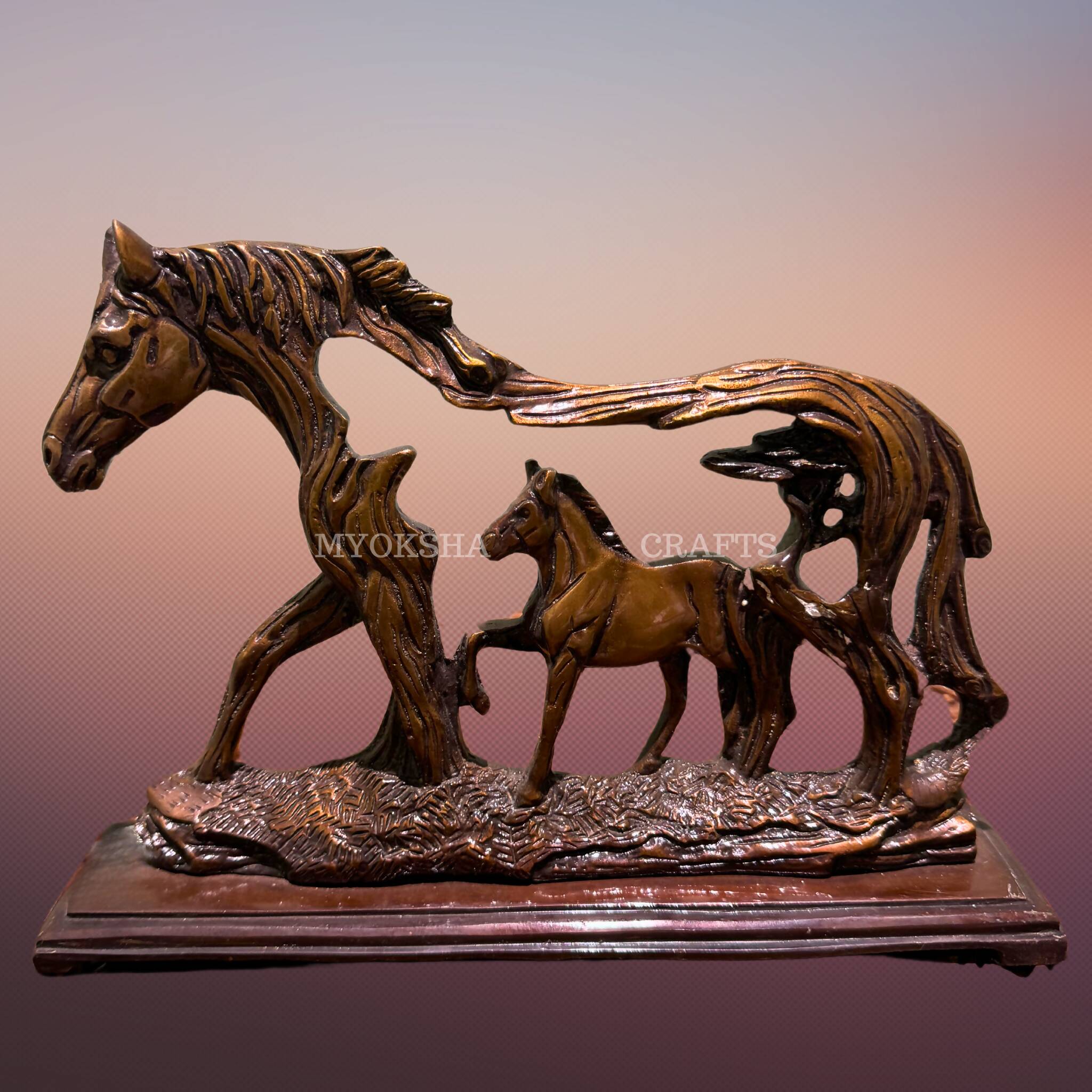 Brass Horse Décor - Distacart