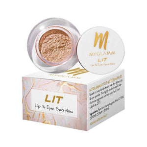 MyGlamm LIT Lip & Eye Sparkle (Your Grace) - Distacart