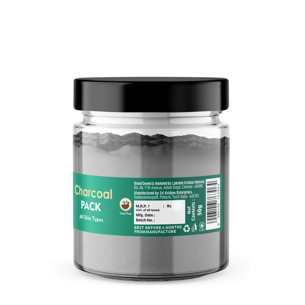 Lakshmi Krishna Naturals Charcoal Face Pack - Distacart
