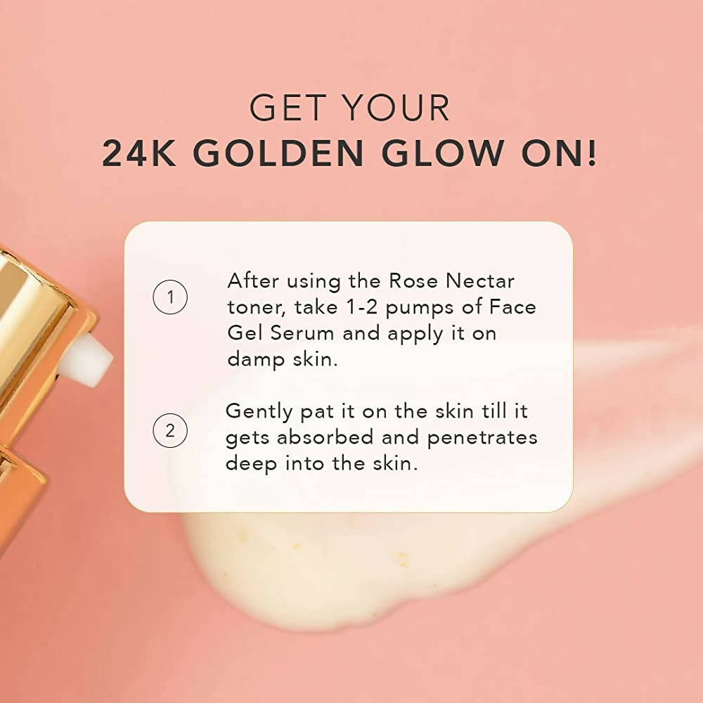 Ras Luxury Oils Radiance 24K Gold Brightening Face Gel Serum - Distacart