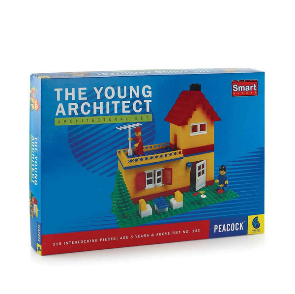Peacock The Young Architect Set Building Block Set For Kids - Distacart