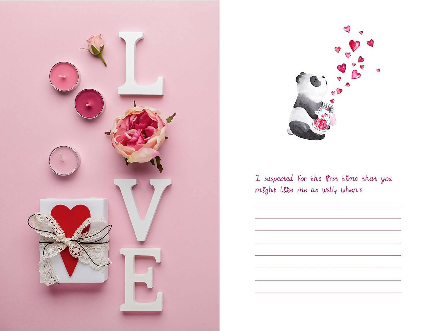 Pages Of Love What I Love About You And Our Memories: A Fill-In-The-Blank Gift - Distacart