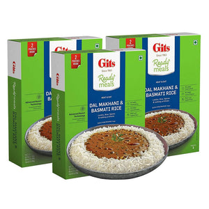 Gits Ready Meals Heat & Eat Dal Makhani & Basmati Rice - Distacart