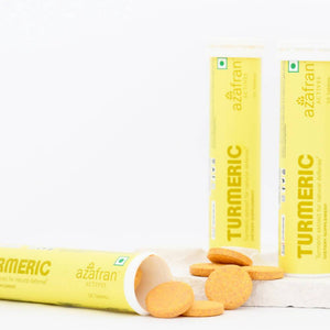 Azafran Actives Organic Turmeric Tablets - Distacart