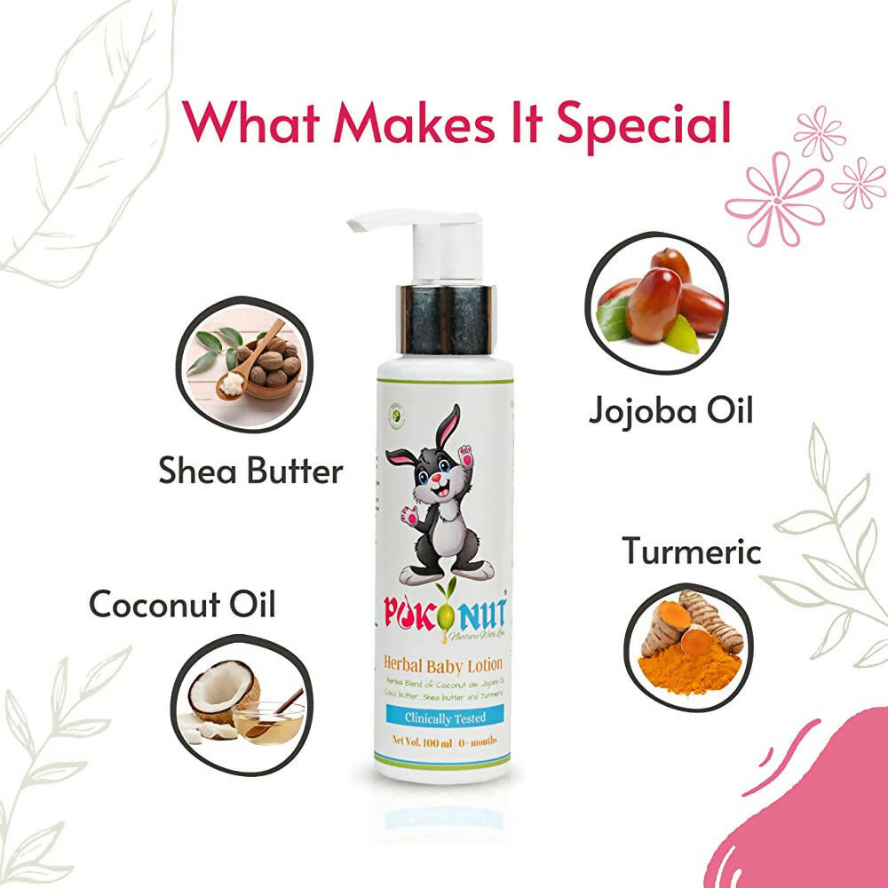 Pokonut Herbal Nourishing Baby Face And Body Lotion - Distacart