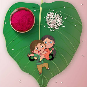 Bhai Please Annoying Brother Wooden Rakhi - Distacart