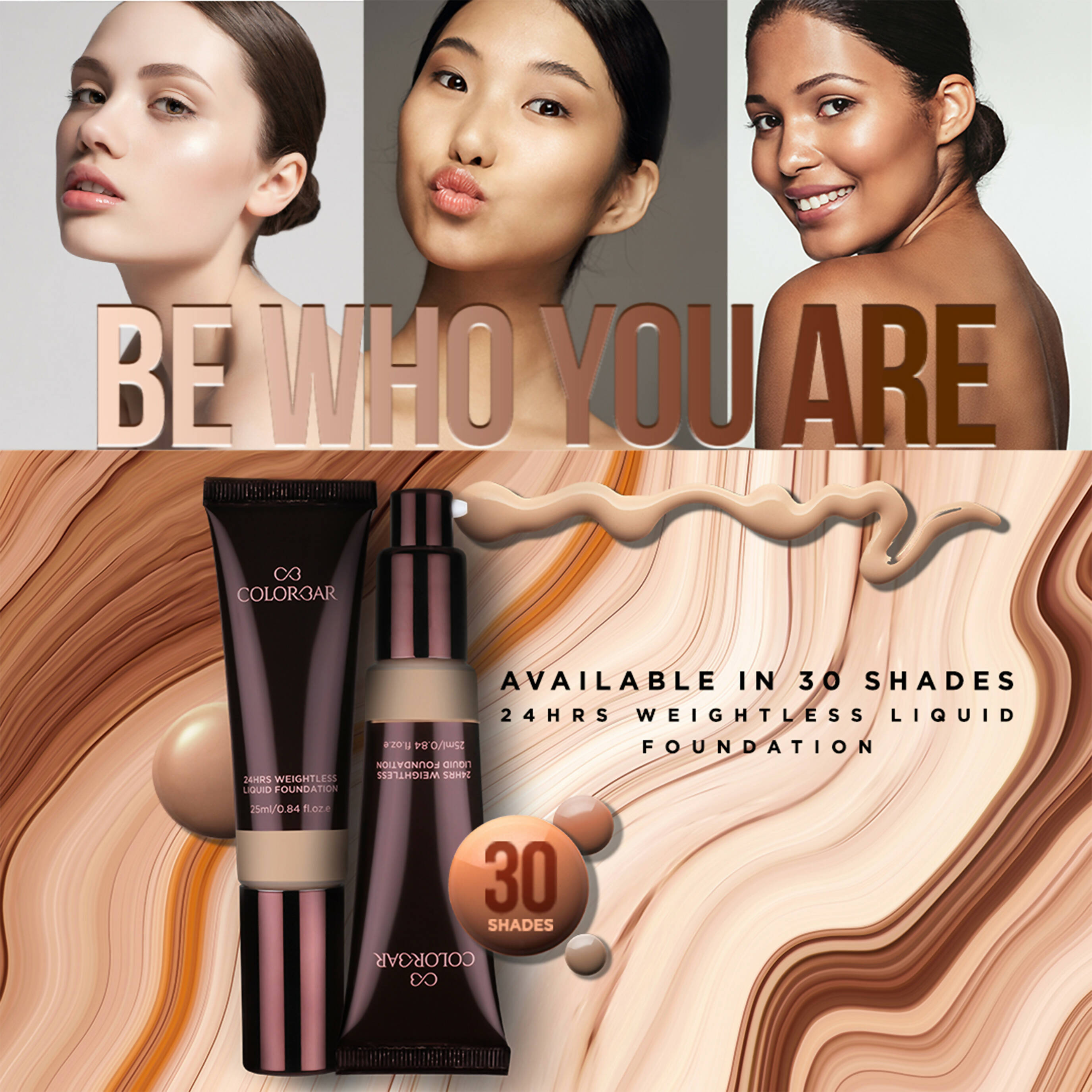 Colorbar 24Hrs Weightless Liquid Foundation Fc 4.1 - Distacart
