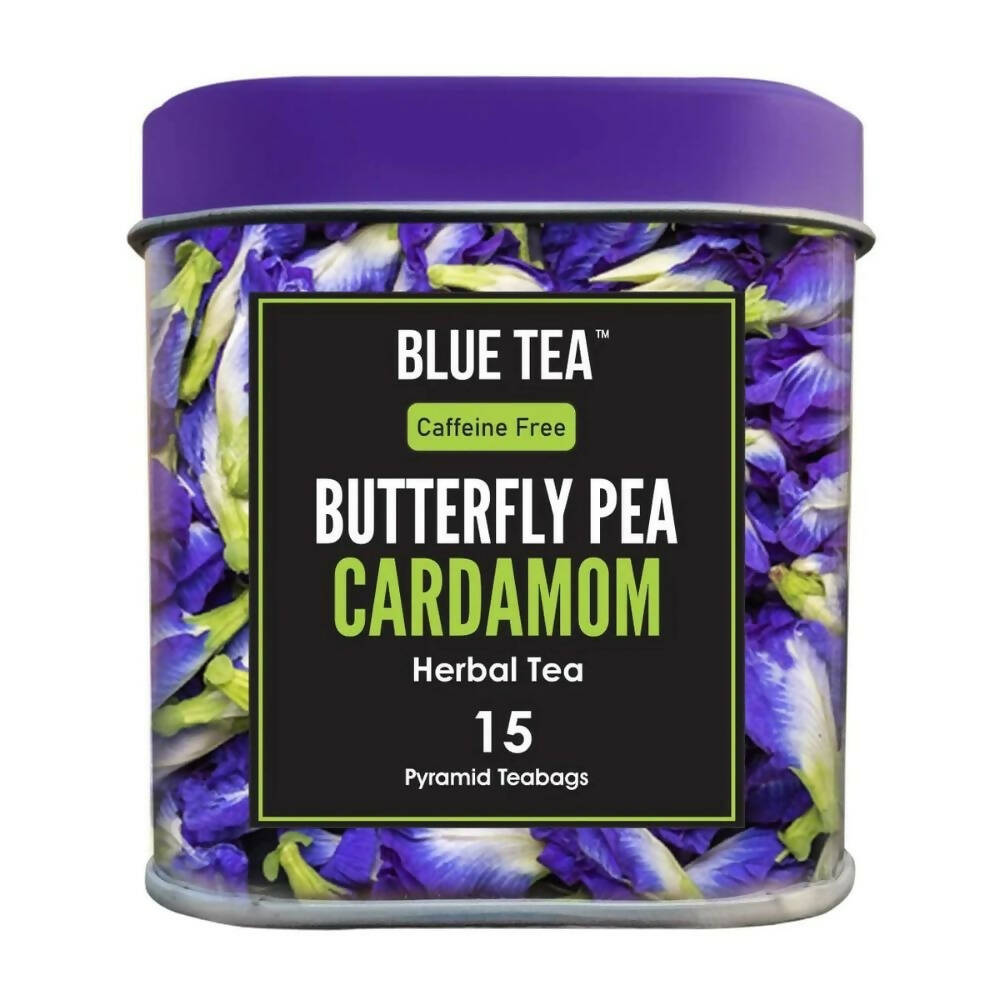 Blue Tea Butterfly Pea Cardamom Herbal Tea Bags - Distacart