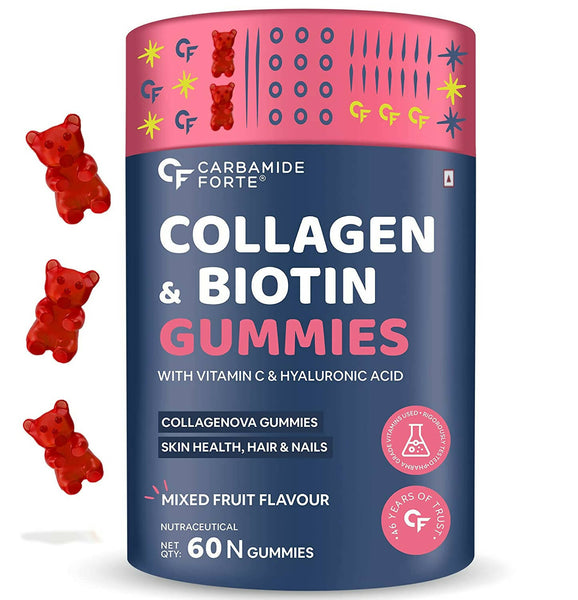 Carbamide Forte Collagen & Biotin Gummies - Distacart