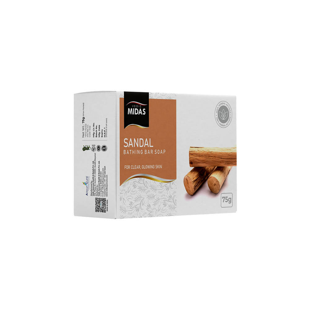 Vedic Midas Sandal Bathing Bar Soap - Distacart