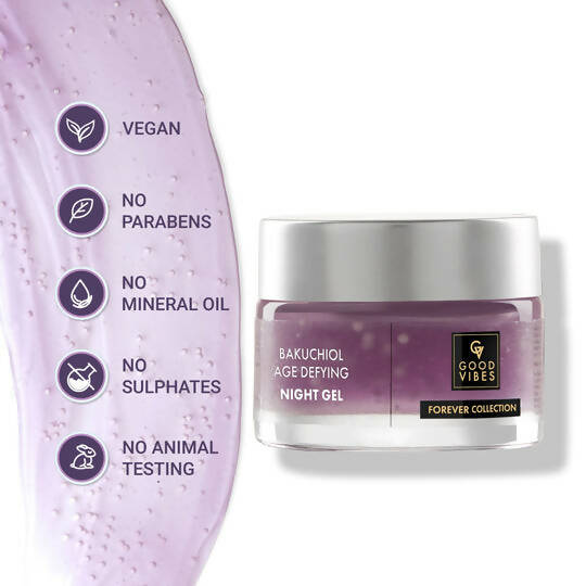 Good Vibes Bakuchiol Age Defying Night Gel - Distacart