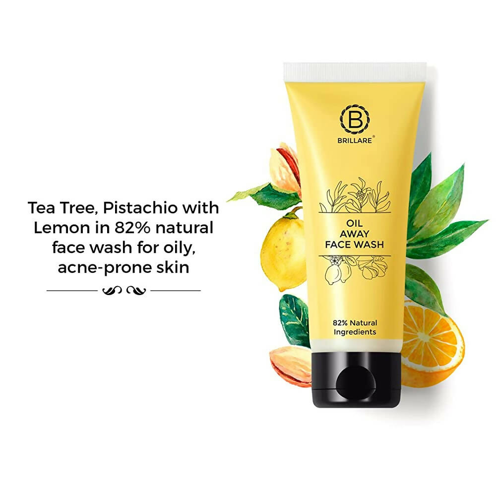Brillare Oil Away Face Wash - Distacart