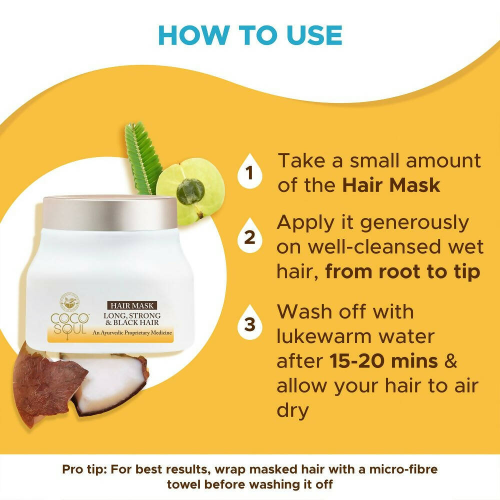Coco Soul Hair Mask Long Strong & Black Hair - Distacart