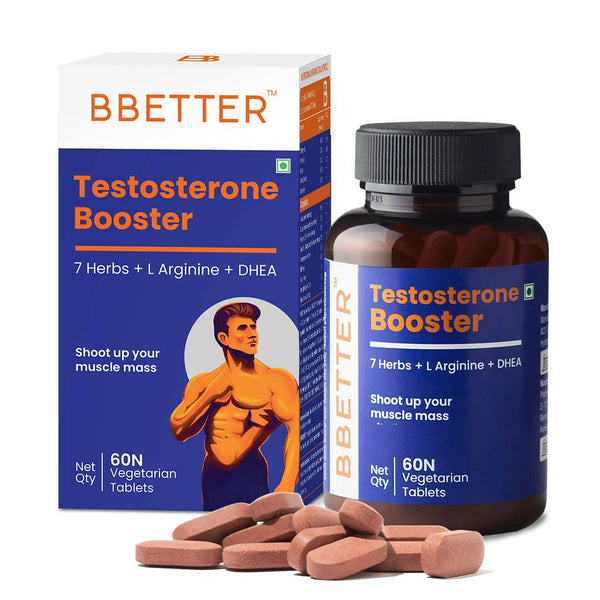 BBETTER Testosterone Booster Tablets for Men - Distacart