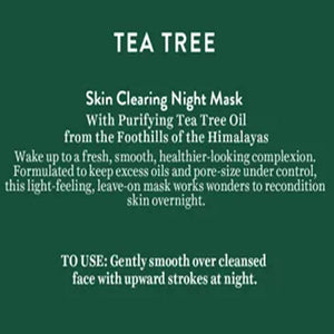 Biotique Tea Tree Skin Cleaning Night Mask