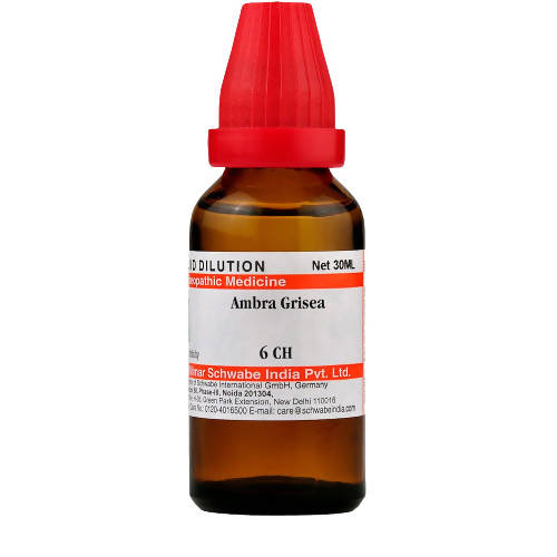Dr. Willmar Schwabe India Ambra Grisea Dilution - Distacart