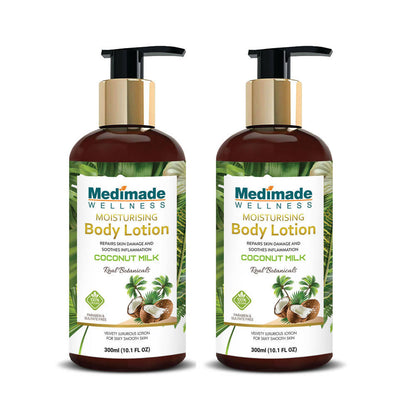 Medimade Wellness Moisturising Body Lotion With Coconut Milk - Distacart